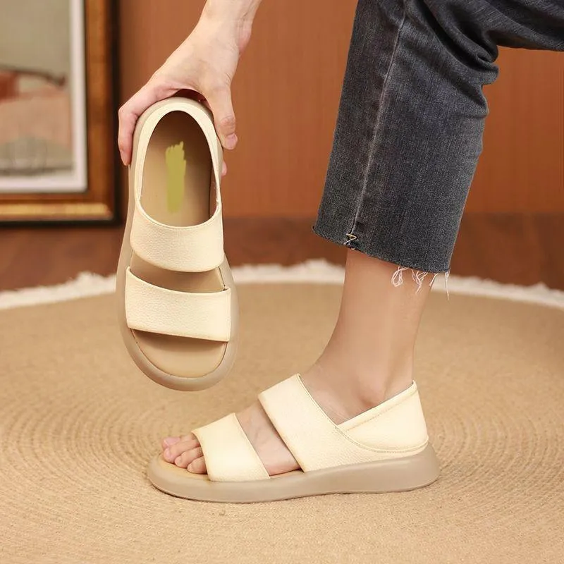 2024 summer casual sports women's shoes slip-on open toe Roman shoes sandals sandals