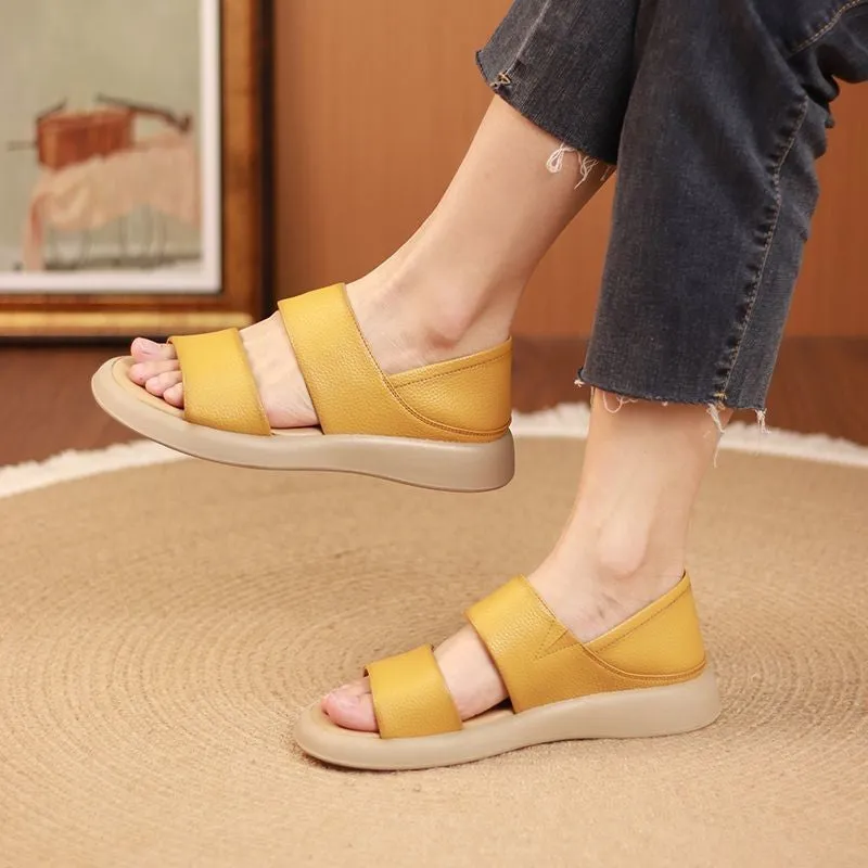 2024 summer casual sports women's shoes slip-on open toe Roman shoes sandals sandals