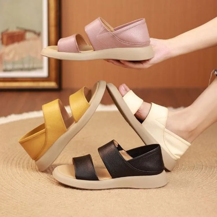 2024 summer casual sports women's shoes slip-on open toe Roman shoes sandals sandals