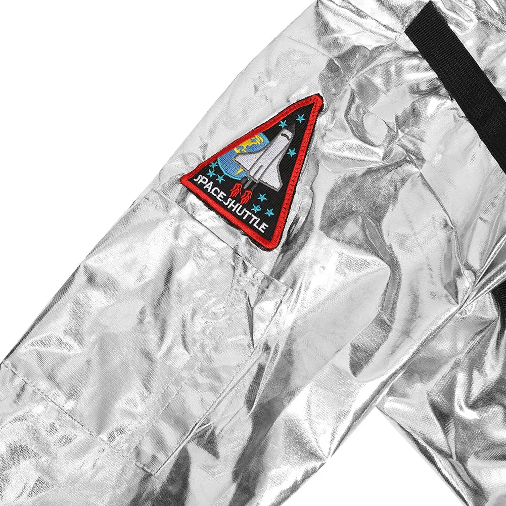 Aidase Astronaut Costume Men Halloween Costume for Women Jumpsuits Astronaut Suit Adult Cosplay Costumes