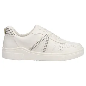 Alta Studded Perforated Lace Up Sneakers