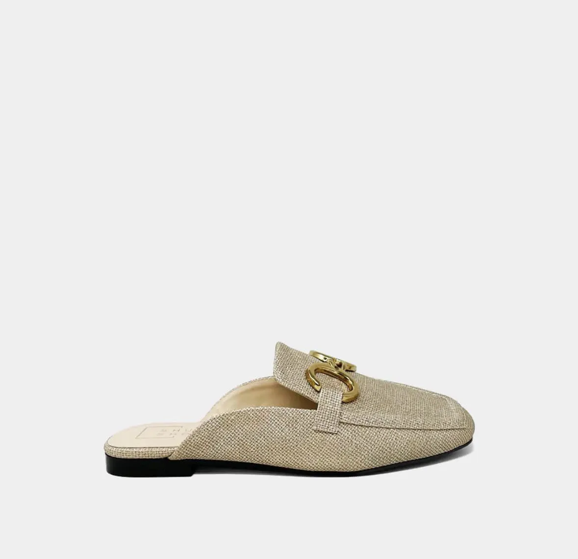 Andromeda Gold Slip On Loafers