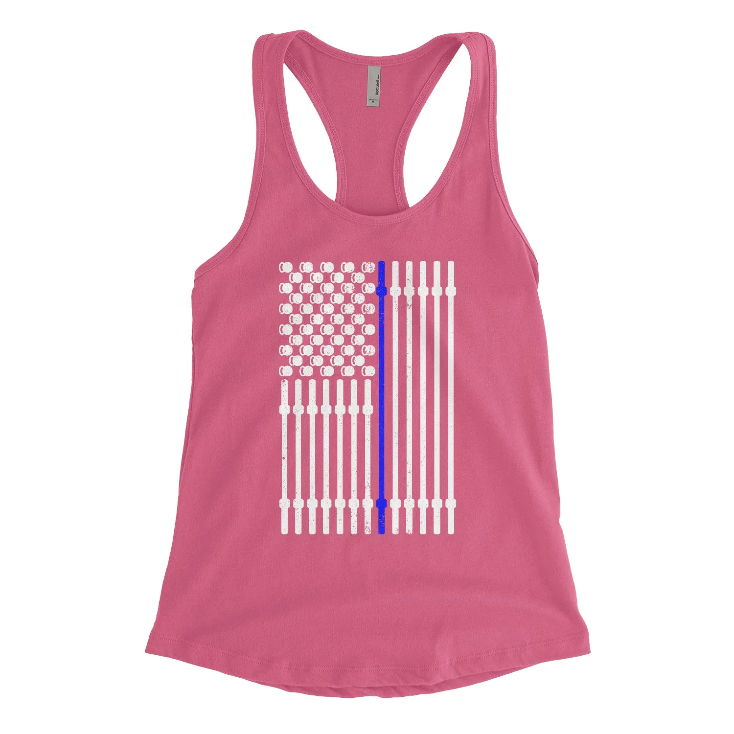 Blue Barbell Flag