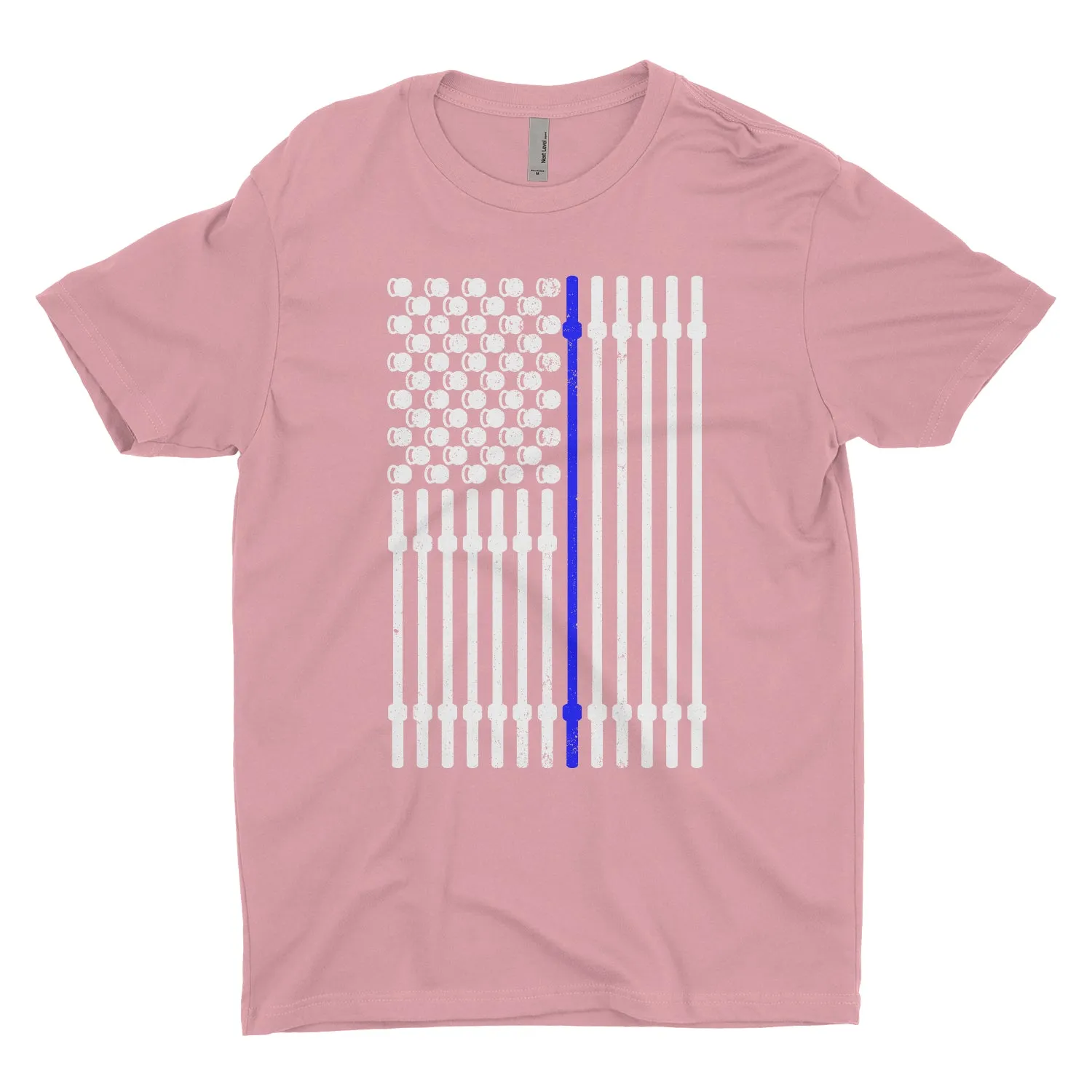 Blue Barbell Flag