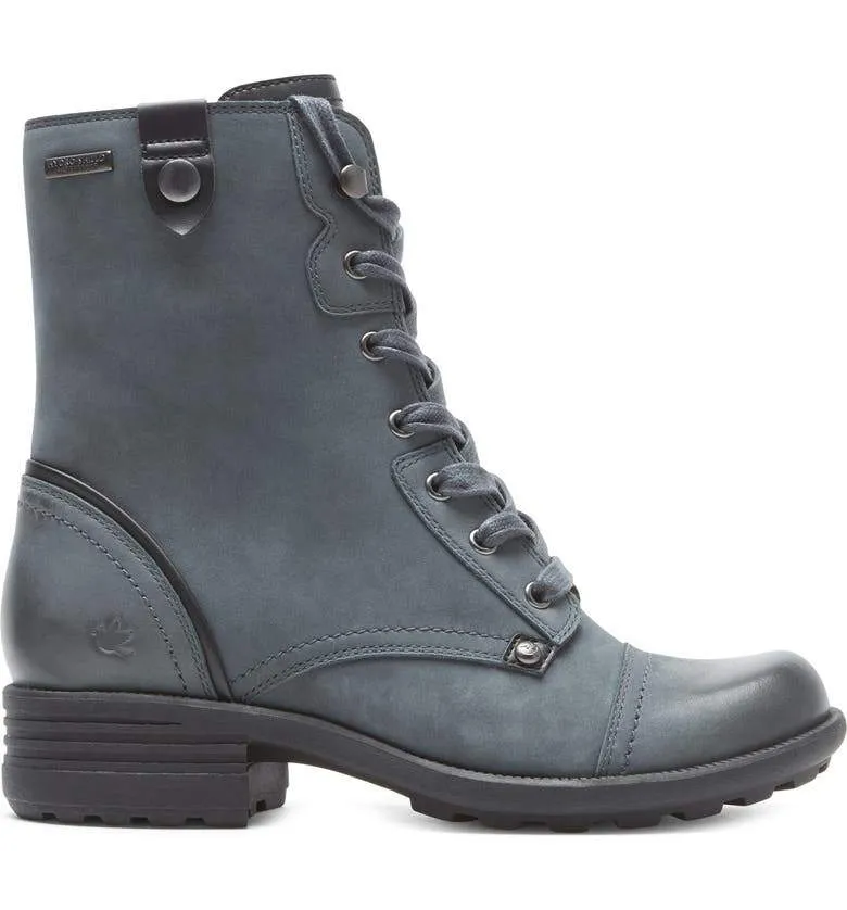 Cobb Hill Women's Brunswick Lace Waterproof Boots- Grey