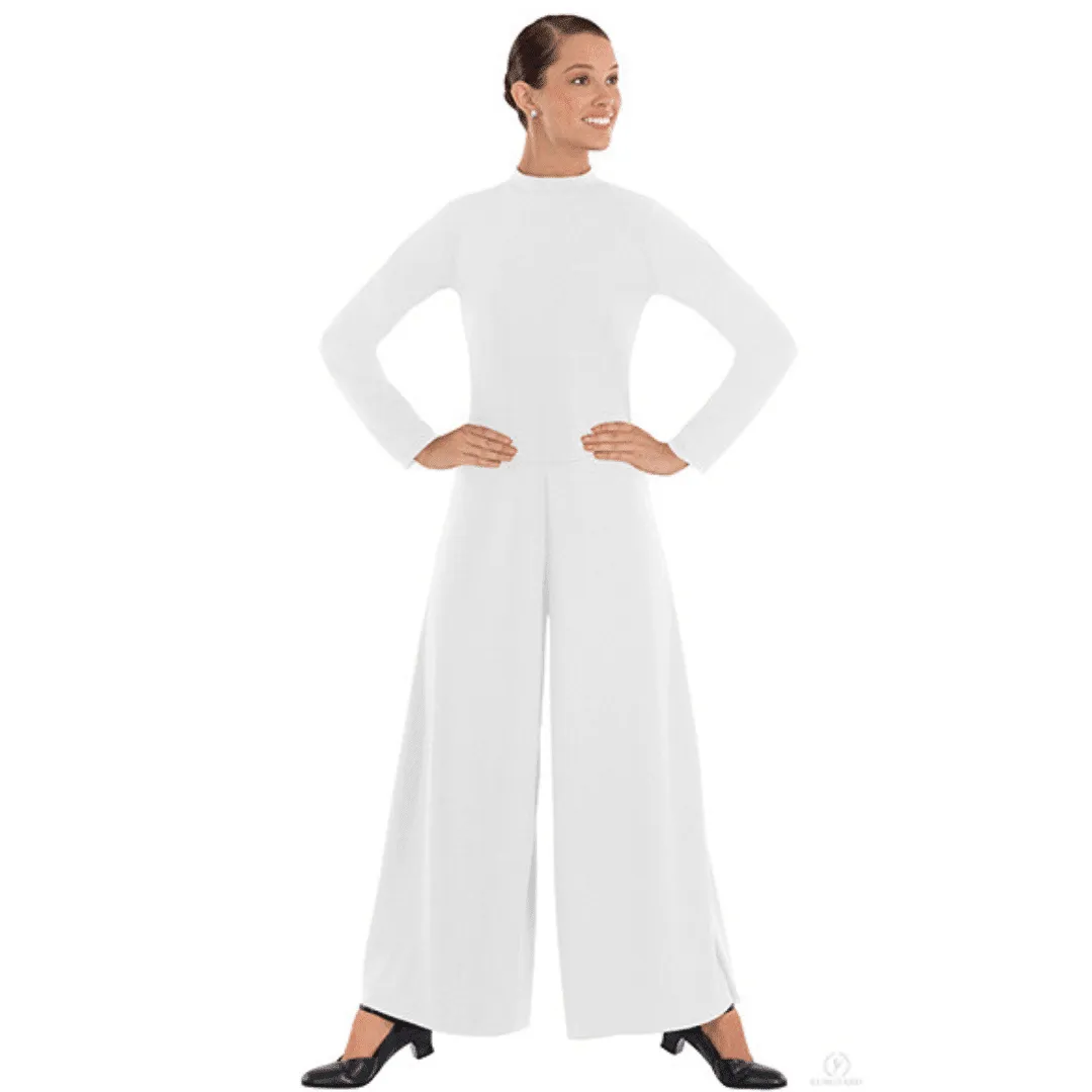 Eurotard 13846P Adult Plus Size Polyester High Neck Jumpsuit -  Closeout