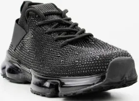 Flow 22 Women's Rhinestone Embellished Lace Up Sneakers
