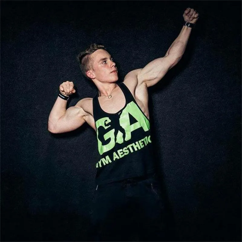 Men's Casual Tank Top With Print