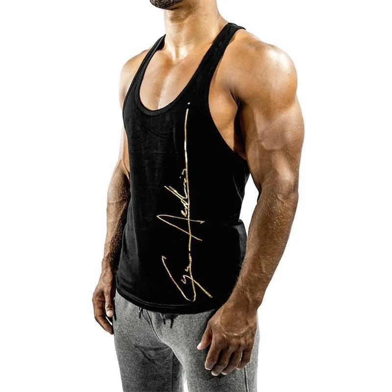 Men's Casual Tank Top With Print