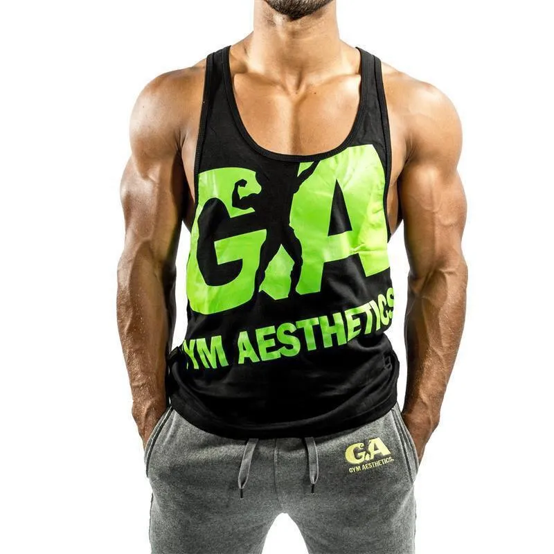 Men's Casual Tank Top With Print