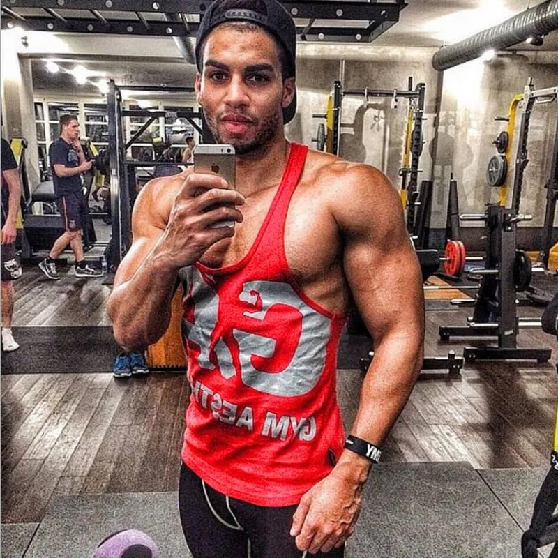 Men's Casual Tank Top With Print