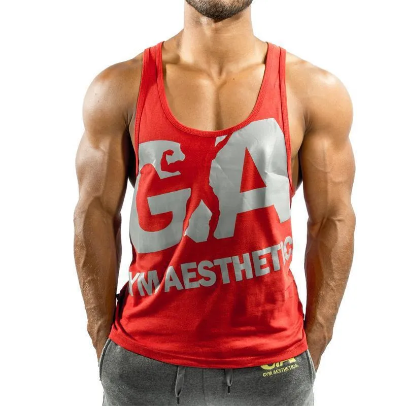 Men's Casual Tank Top With Print