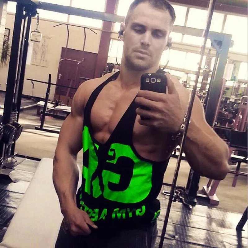 Men's Casual Tank Top With Print