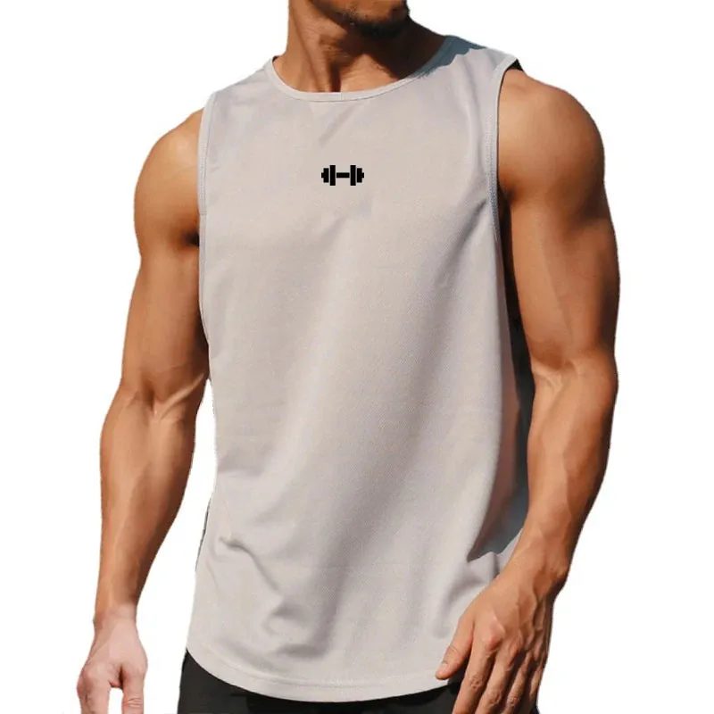 Men's Quick-Drying Loose Fitness Gym Summer Tank Top—Training Shirt Bodybuilding Sleeveless Basketball Vest