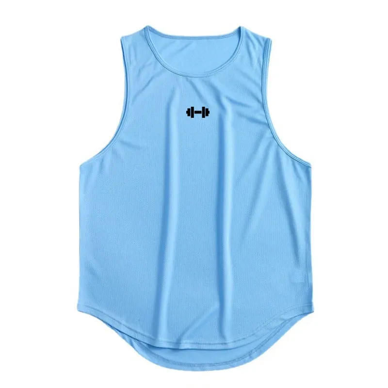 Men's Quick-Drying Loose Fitness Gym Summer Tank Top—Training Shirt Bodybuilding Sleeveless Basketball Vest