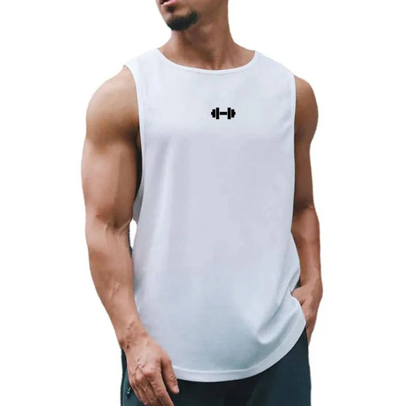 Men's Quick-Drying Loose Fitness Gym Summer Tank Top—Training Shirt Bodybuilding Sleeveless Basketball Vest