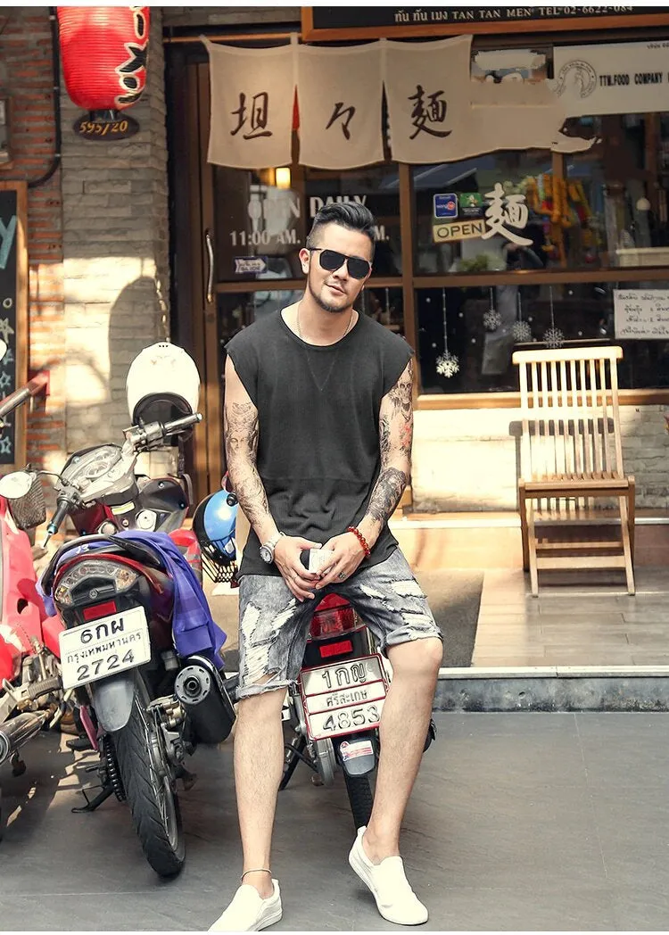 Men's Summer Slim Quick Dry Knitted European Style Tank Top