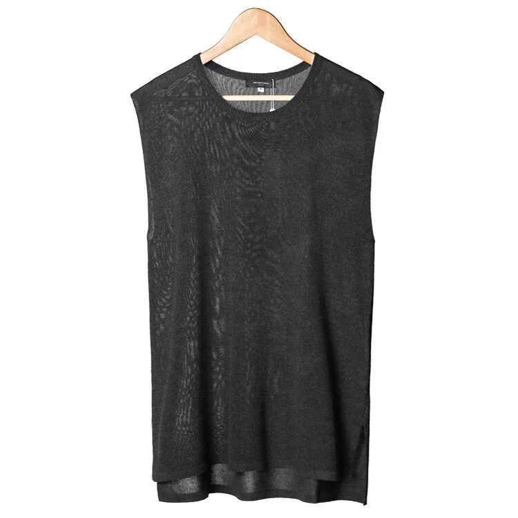 Men's Summer Slim Quick Dry Knitted European Style Tank Top