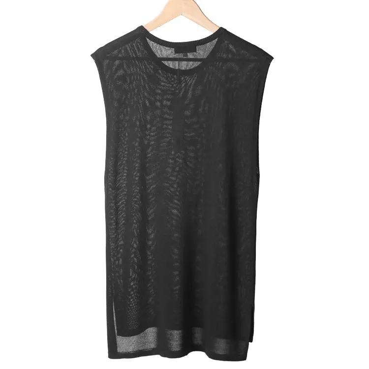 Men's Summer Slim Quick Dry Knitted European Style Tank Top
