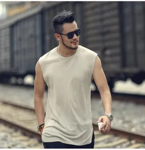 Men's Summer Slim Quick Dry Knitted European Style Tank Top