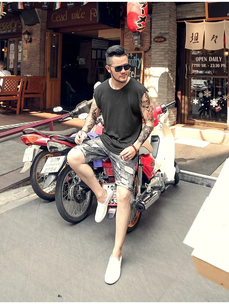 Men's Summer Slim Quick Dry Knitted European Style Tank Top