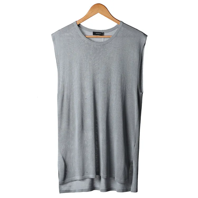 Men's Summer Slim Quick Dry Knitted European Style Tank Top