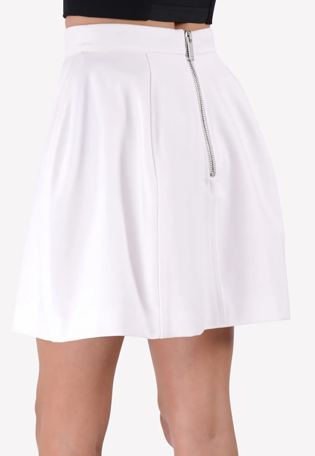 Pleated Mini Skirt