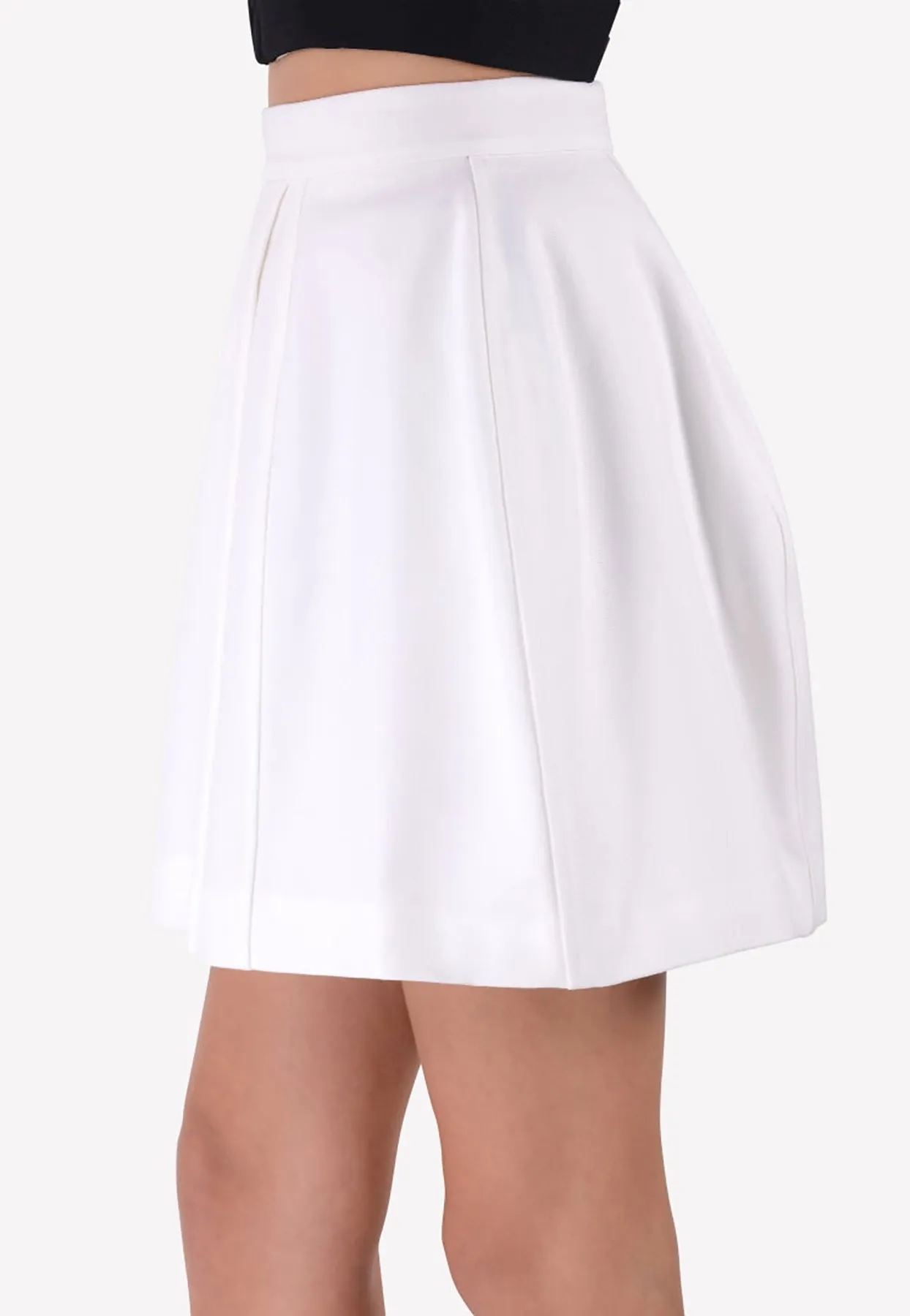 Pleated Mini Skirt