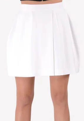 Pleated Mini Skirt