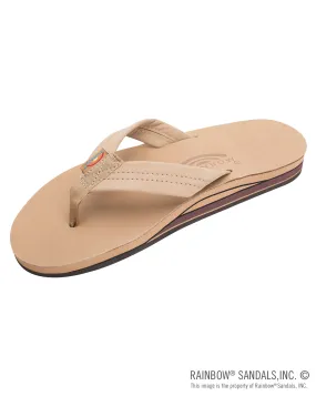 PREMIER LEATHER DOUBLE LAYER SANDAL - SIERRA BROOWN