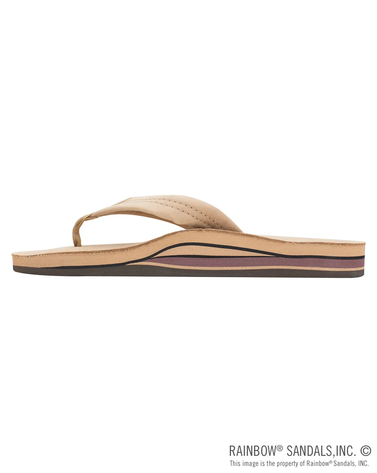 PREMIER LEATHER DOUBLE LAYER SANDAL - SIERRA BROOWN