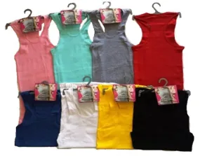 women's racer back tank tops - sizes s-2xl Case of 72